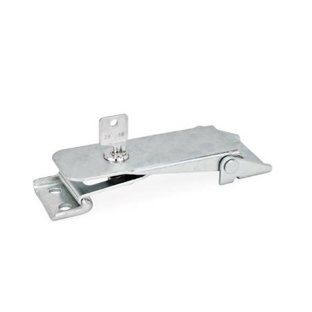 J.W. WINCO GN821-400-SS-ST-1 Toggle Latch Steel 400ENH0/SS